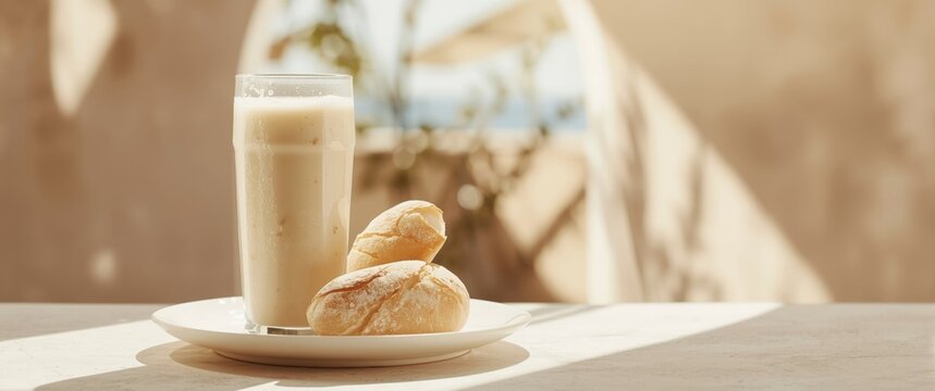In Valencia, horchata is a widely loved beverage typically paired with fartons, bread-like treats