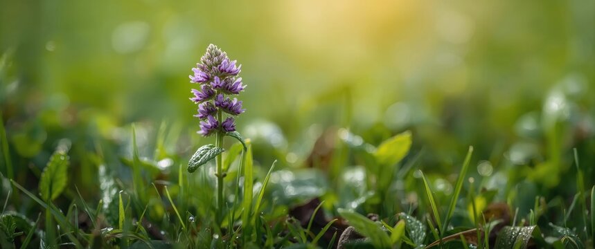 Mentha Arvensis: Wild Mint Flower