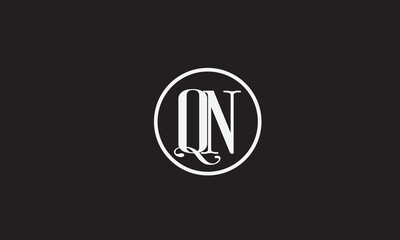 QN, NQ , N , Q , Abstract Letters Logo Monogram