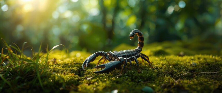Pandinus imperator Emperor Scorpion in Detail
