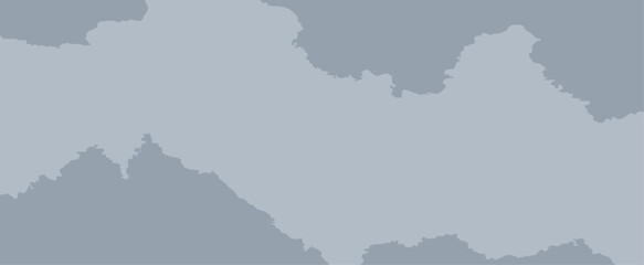 Minimalist Two Tone Blue Gray Abstract Background Rough Edges Vector Graphic Design Template