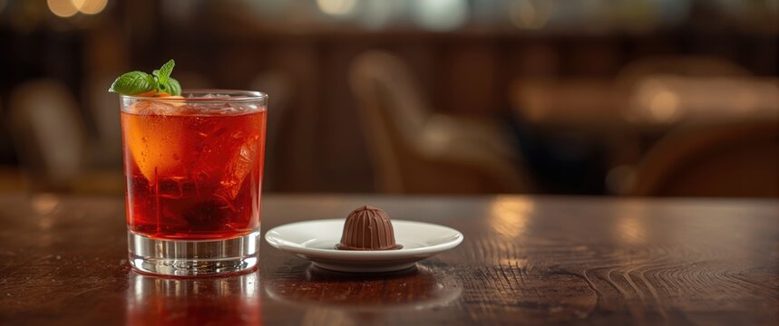 Campari-based Negroni with a brigadier twist