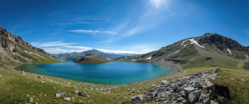 Snapshot of Kari Lake located on Mount Aragats