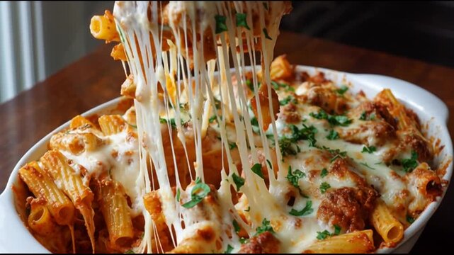 Baked Ziti With Mozzarella