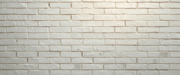 Obraz premium White brick wall textured background