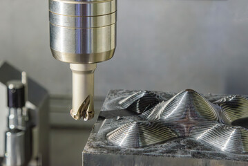 CNC Milling Machine Rough Cutting Mold Parts with Indexable Tool