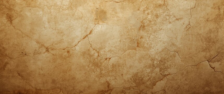A surface with a textured appearance, including subtle stains and cracks