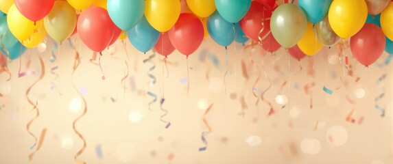 Colorful balloon backdrop for fun occasions