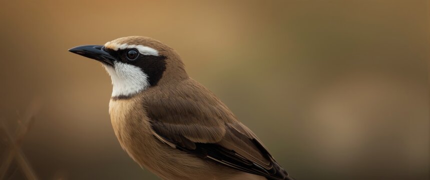 Detailed view of an Indian Silverbill, White-throated Munia, Euodice malabarica bird