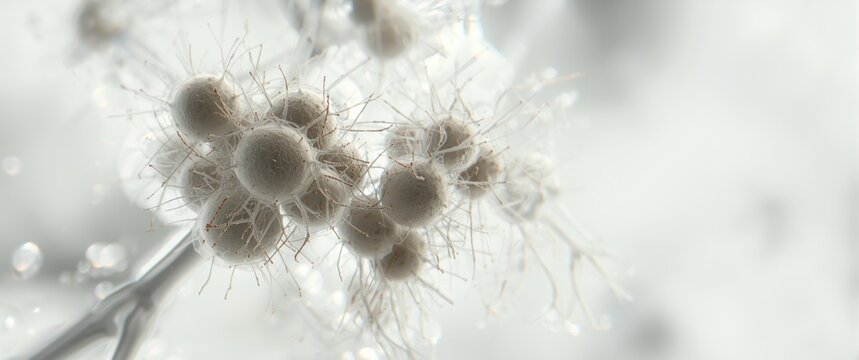 Coccidioides imitis spherules observed in H & E stained pathology sample