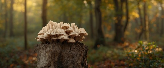 Hericium Erinaceus, commonly called dried Lion's Mane mushrooms, bearded tooth fungus, monkey head mushroom, yamabushitake