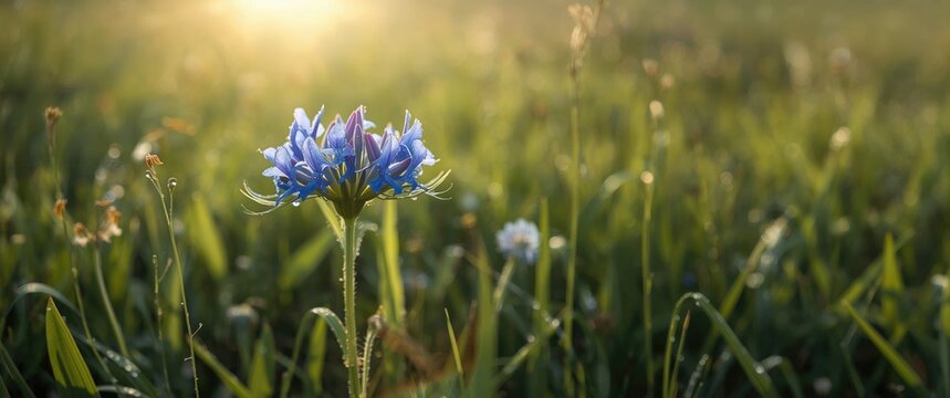 Giant wildflowers of spiderwort