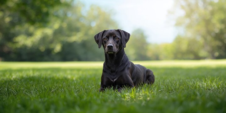 Purebred dog outdoors in natural setting, breed characteristics and environment, Earth Day