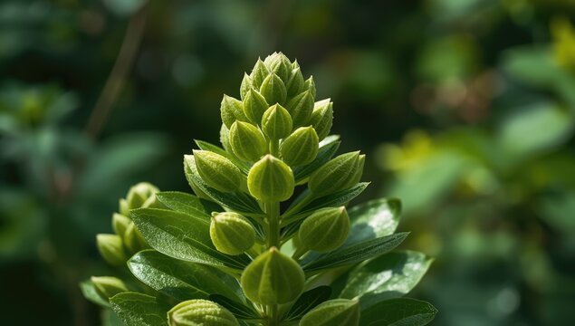 Indian borage leaves with broad egg oval shape and aromatic emission, suitable for culinary herbal use