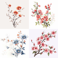 cherry blossom branch