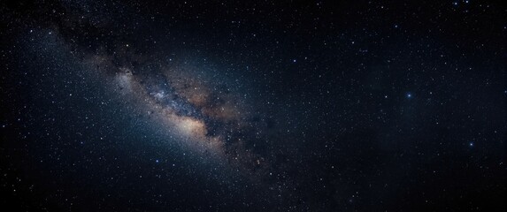 Obraz premium Astronomy photo showcasing Milky Way stars
