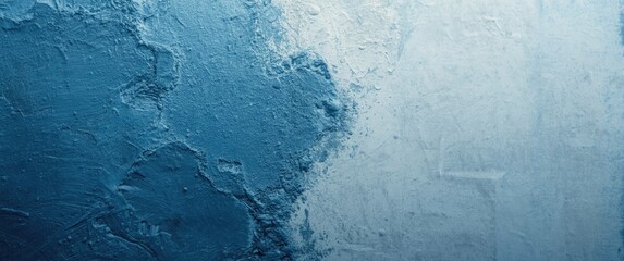 Abstract background featuring blue plaster or concrete texture for design