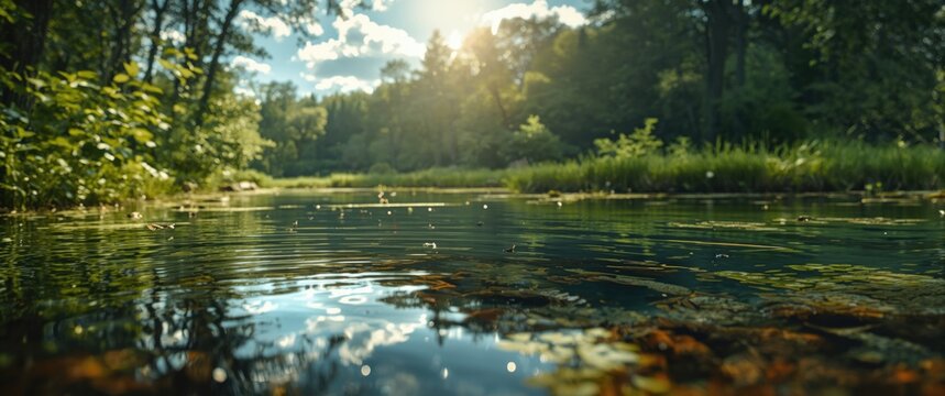 Maple Bay nature preserve's water feature