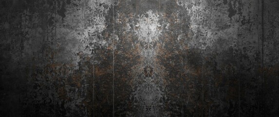 Fototapeta premium Metallic Abstract Wallpaper featuring Pattern, Texture, and Vintage Design in White and Black