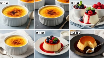 Dessert dishes