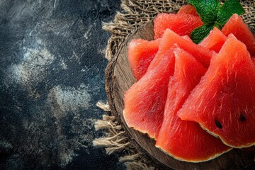 Dried watermelon healthy snack