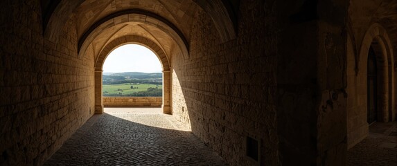 Fototapeta premium Lerma's Duke of Lerma Traveling in Burgos Province, Spain