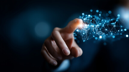 Digital transformation technology strategy visualization IoT internet of things business innovation in digital age global capability enhancement technology adoption concept