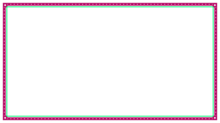 Pink dotted frame border isolated on transparent background