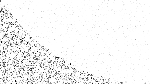 Black speckles scattered on transparent surface isolated on transparent background - Powered by Adobe