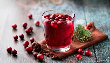 Cranberry Juice Glass