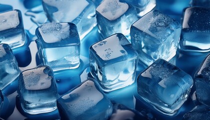 Blue Ice Cubes