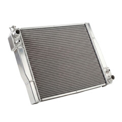 Fototapeta premium Close-up view of a vehicle radiator