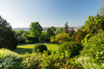 Blick Vom Beethoventempel Kurpark Baden