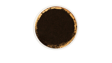 cup of hot coffee 3D rendering