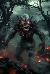 scary halloween zombie