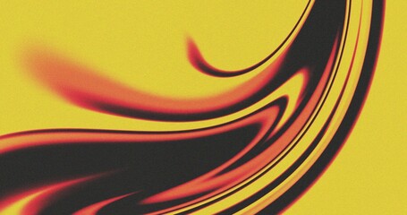 Abstract wave design with bright swirling lines and colorful energy background illustration