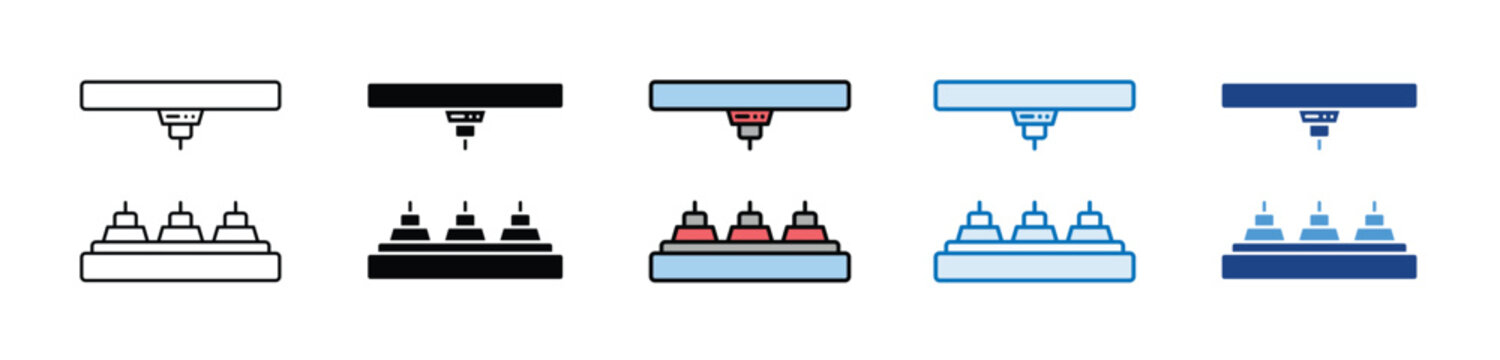 RepRap minimal icon set multiple style collection