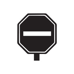 stop sign isolated on white background