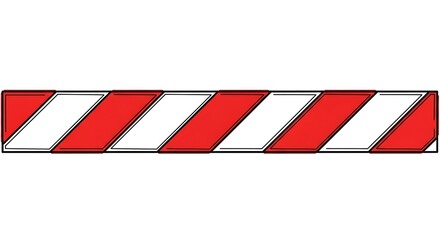 Red and White Diagonal Striped Caution Tape.