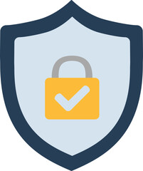 Password Security and Login Protection Flat Vector