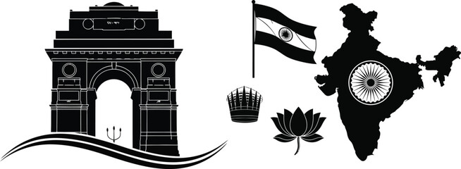 India celebrates republic day with patriotic pride and national symbols