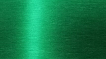 Elegant green brushed metal texture with vertical gradient shine