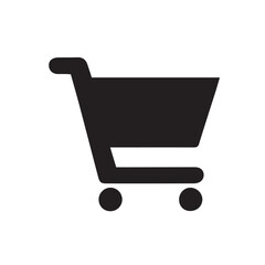 shopping cart isolated on white background