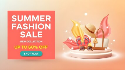 Summer fashion sale: new collection up to 60% off