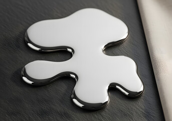 Abstract liquid chrome morphing shapes twisting into complex metallic geometry with bright highlights and shadows