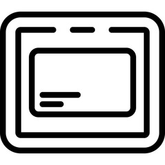 Obraz premium Credit card blank Icon