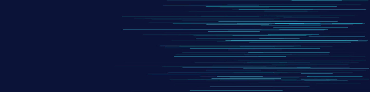 Abstract blue tech lines on a dark background, ideal for digital interfaces and modern designs.