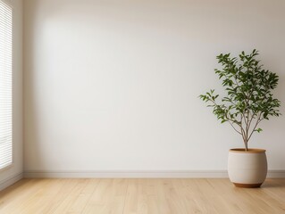 Minimalist Japanese house with warm wooden interiors, neutral decor, and a peaceful zen layout