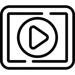 Circle play Icon