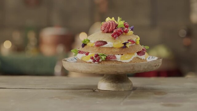 strawberry fruit cake 100 fps vintage 